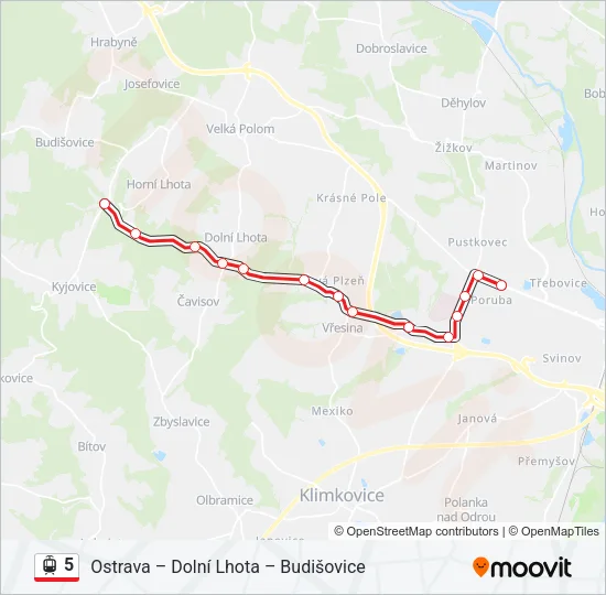 5 Light Rail Line Map