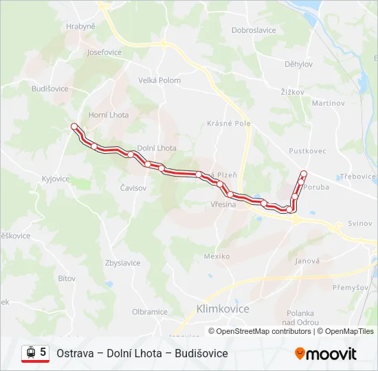 5 Light Rail Line Map