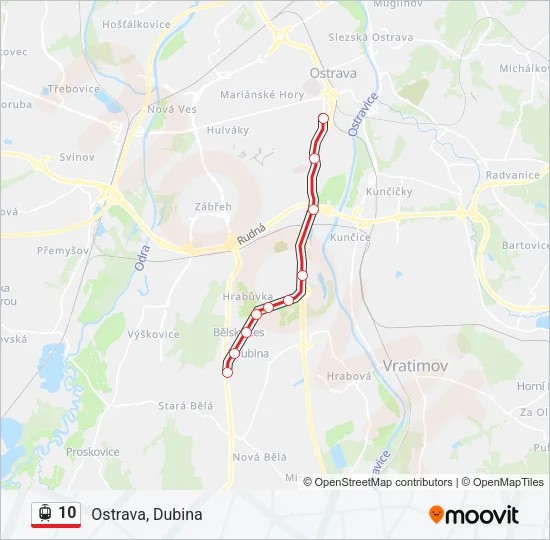 10 Light Rail Line Map