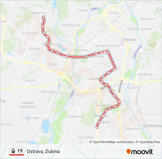 19 Light Rail Line Map