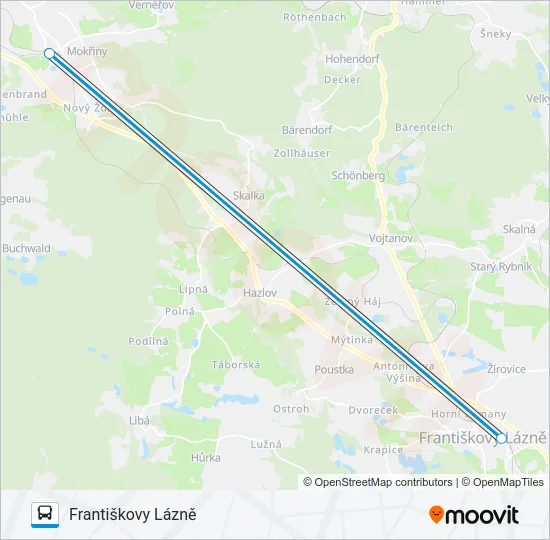 OS 20871 Bus Line Map