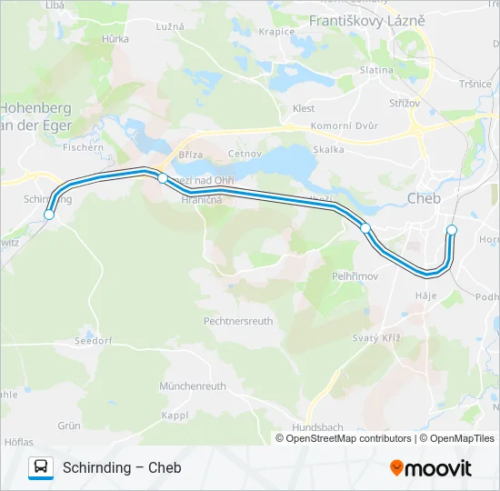 OS 20872 Bus Line Map