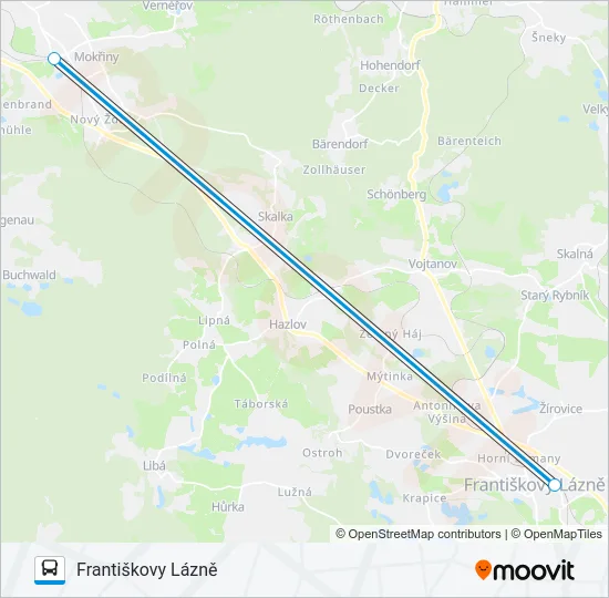 OS 20877 Bus Line Map