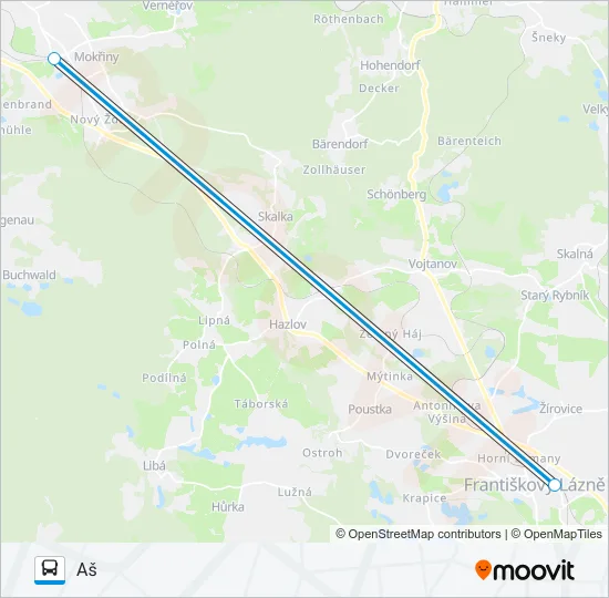 OS 20878 Bus Line Map