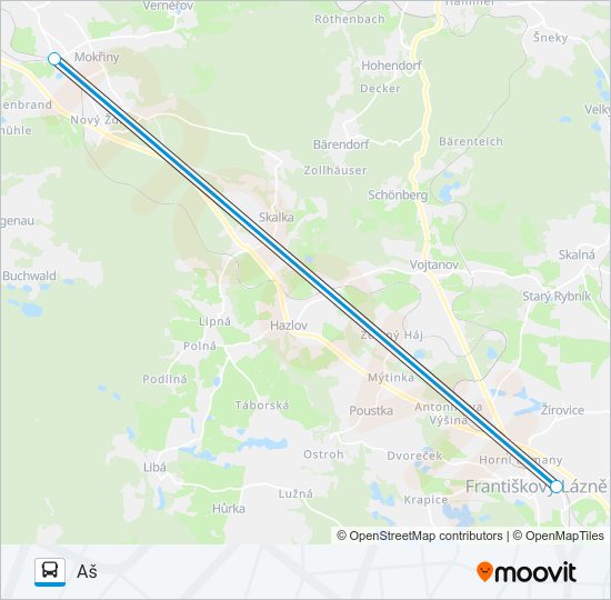 OS 20880 Bus Line Map