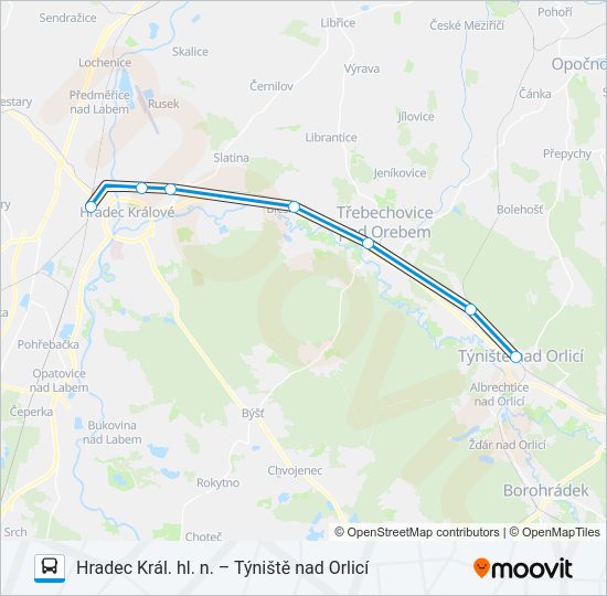 OS 305201 Bus Line Map