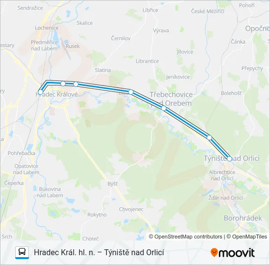 OS 305201 Bus Line Map