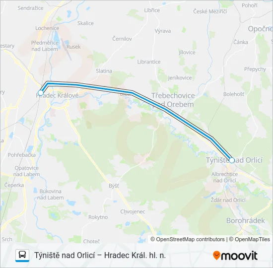 OS 305206 Bus Line Map