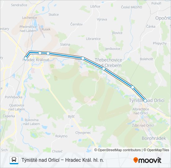 SP 301838 Bus Line Map