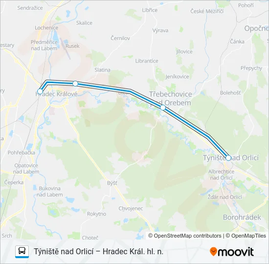 SP 301842 Bus Line Map