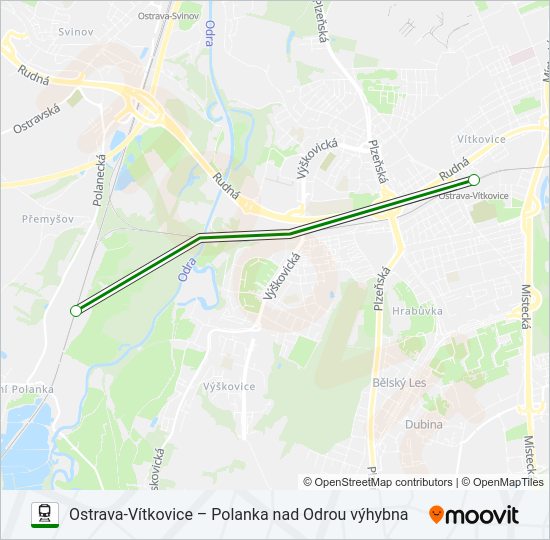 EX 94574 train Line Map