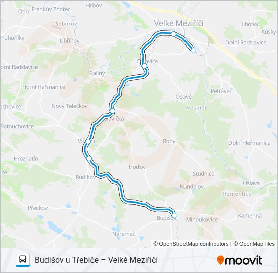 Автобус OS 24920: карта маршрута