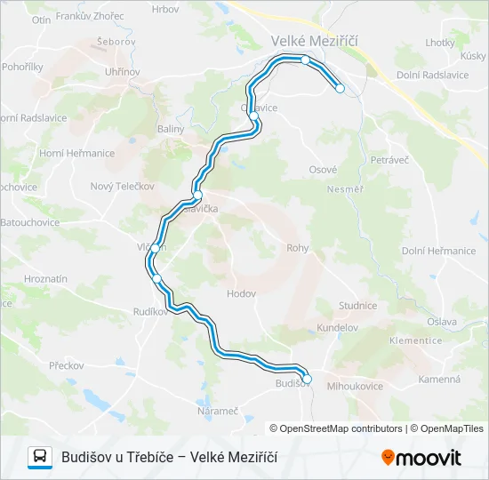 OS 24920 Bus Line Map