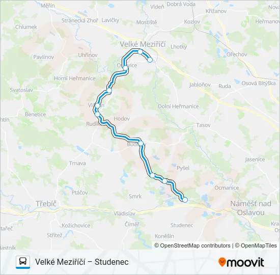 OS 24921 Bus Line Map