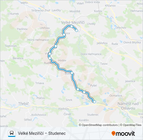 Автобус OS 24925: карта маршрута