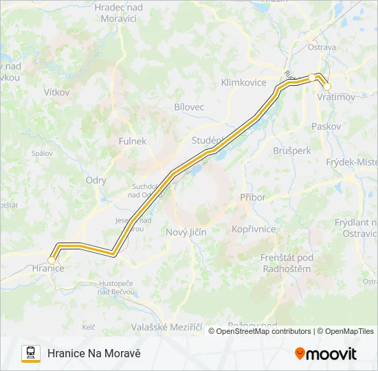 RJ 101012 Train Line Map