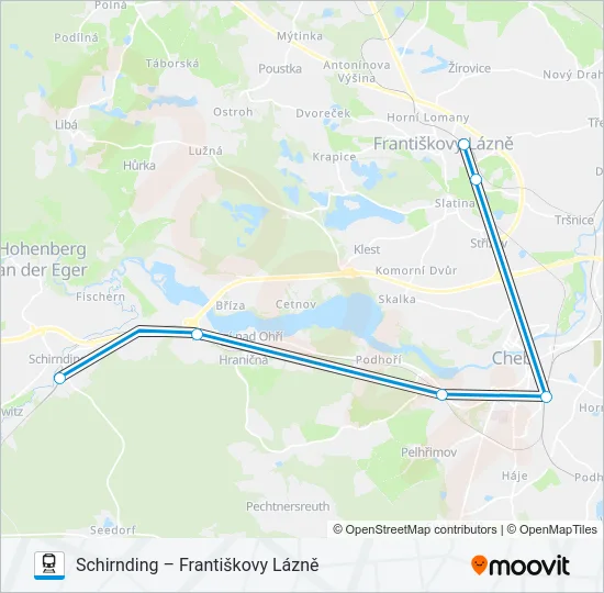 OS 20878 Train Line Map