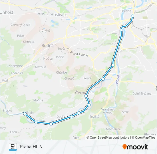 OS 11177 Train Line Map