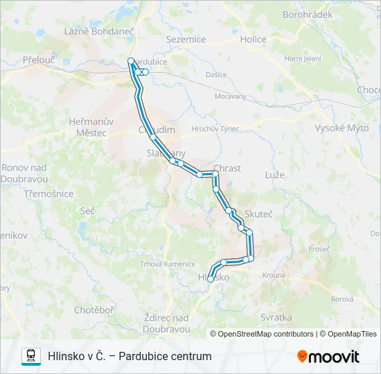 OS 15214 Train Line Map
