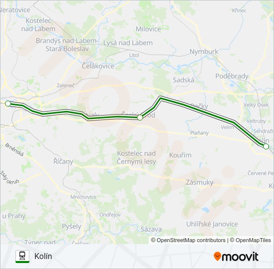 Поезд SC 100241: карта маршрута