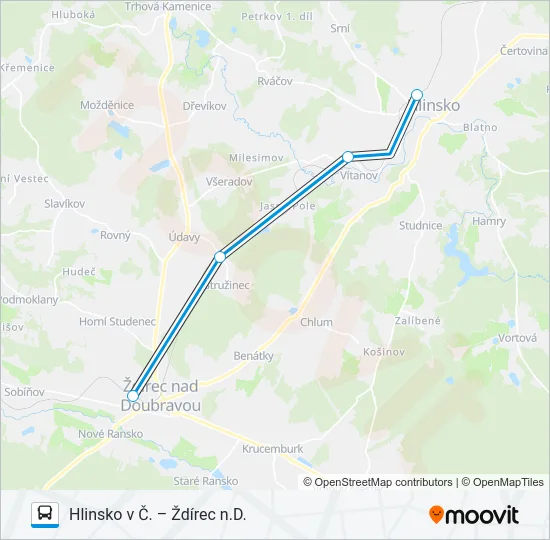 OS 11989 Bus Line Map