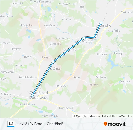 OS 15228 Bus Line Map