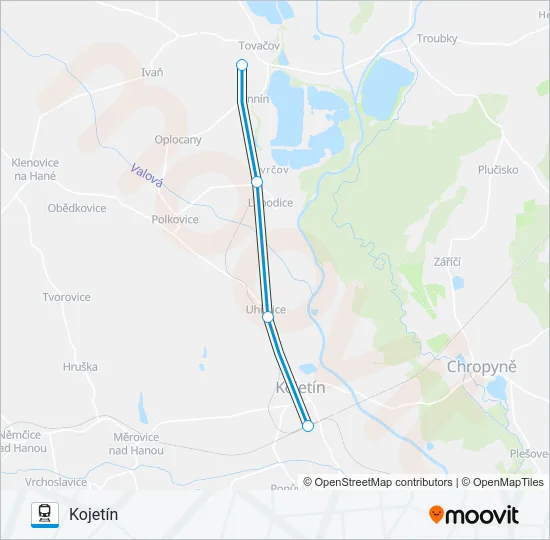 OS 10833 Train Line Map