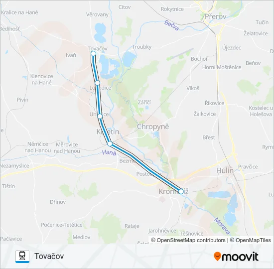 OS 10836 Train Line Map