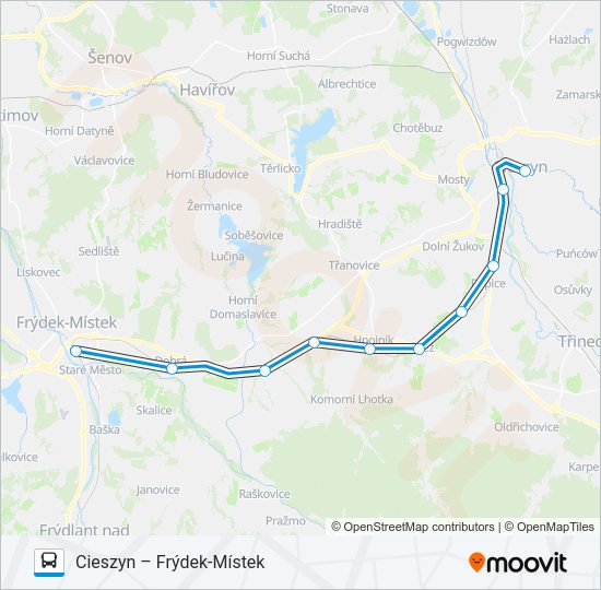 OS 312824 Bus Line Map