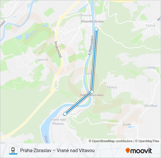 Поезд OS 109063: карта маршрута