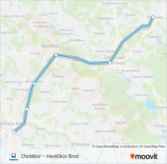 OS 15191 Bus Line Map