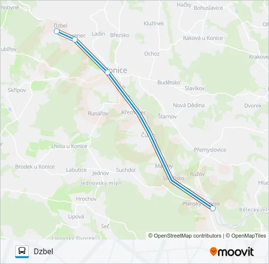 OS 24708 Bus Line Map