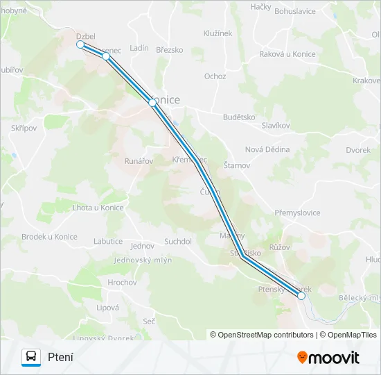 OS 24711 Bus Line Map