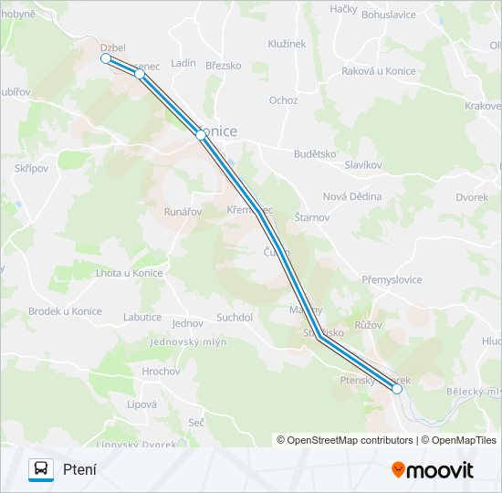 OS 24719 Bus Line Map