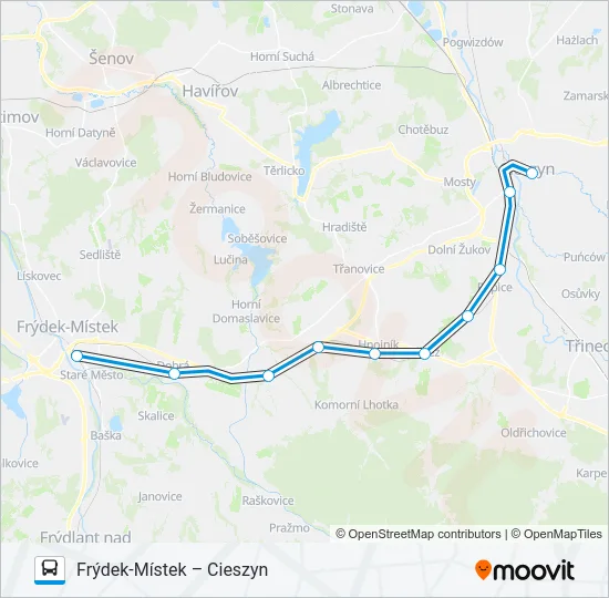 OS 312821 Bus Line Map