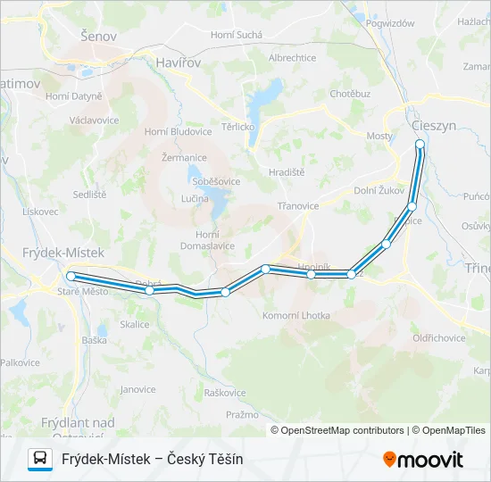 OS 312823 Bus Line Map