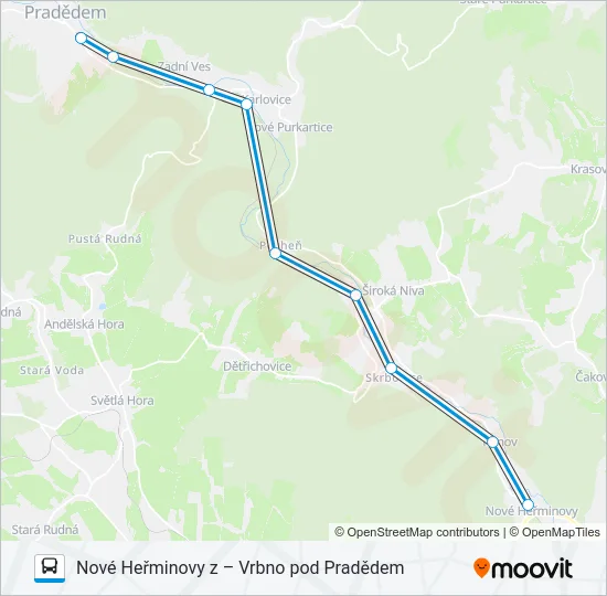 OS 13518 Bus Line Map