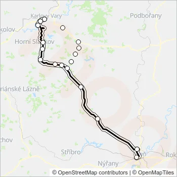 421305 Bus Line Map
