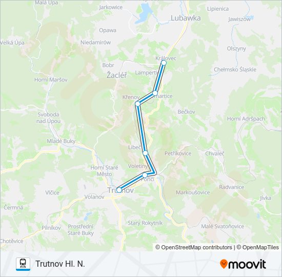 OS 98209 Train Line Map