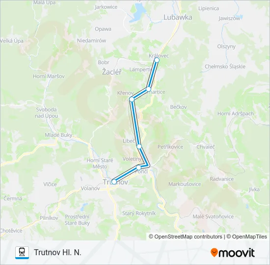 OS 98209 Train Line Map