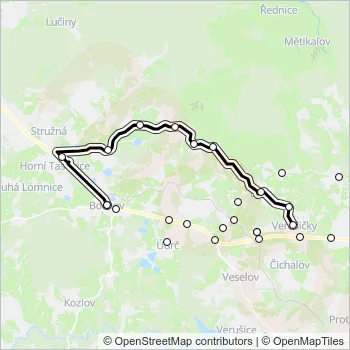402 Bus Line Map