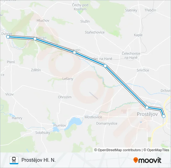 OS 24711 Train Line Map