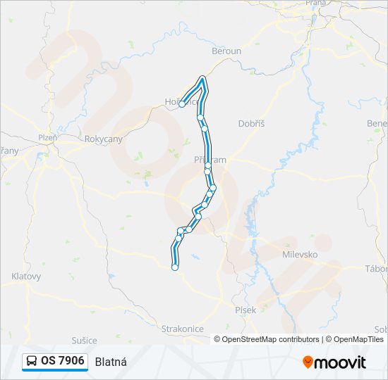 OS 7906 Bus Line Map