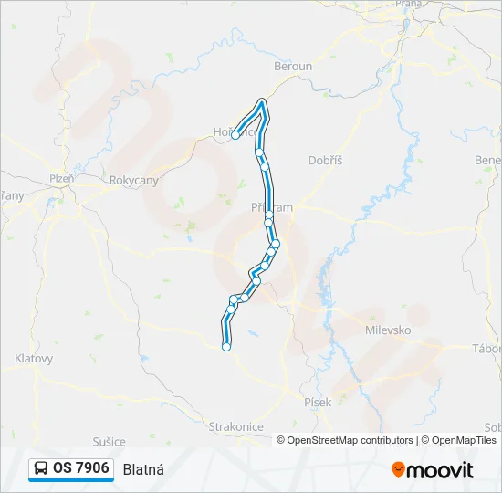 OS 7906 Bus Line Map