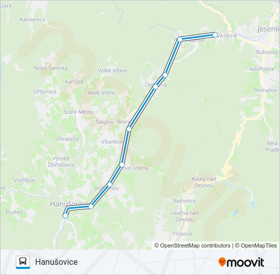 OS 13629 Bus Line Map