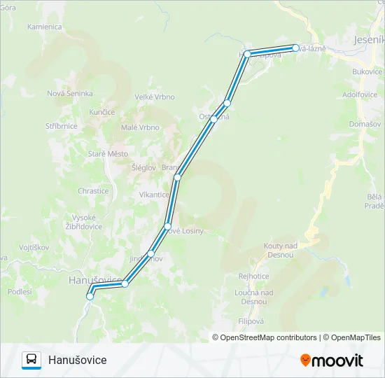 OS 13629 Bus Line Map