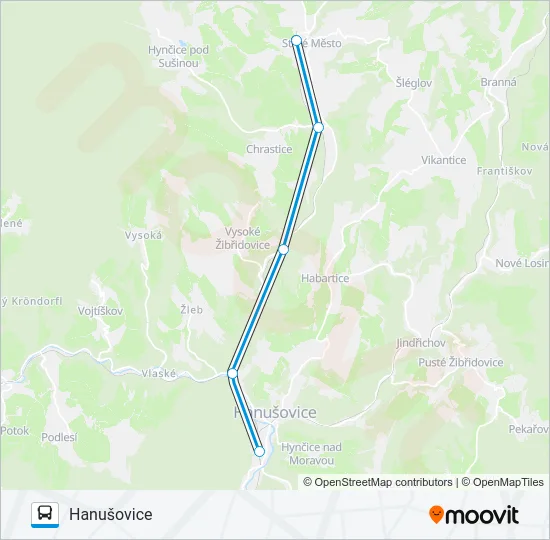 OS 13667 Bus Line Map