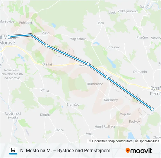 OS 14915 Bus Line Map