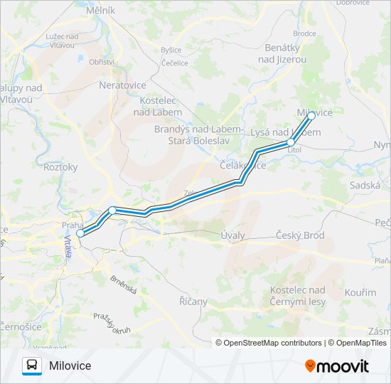 OS 25603 Bus Line Map