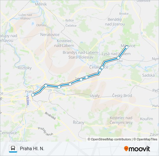 OS 309438 Bus Line Map